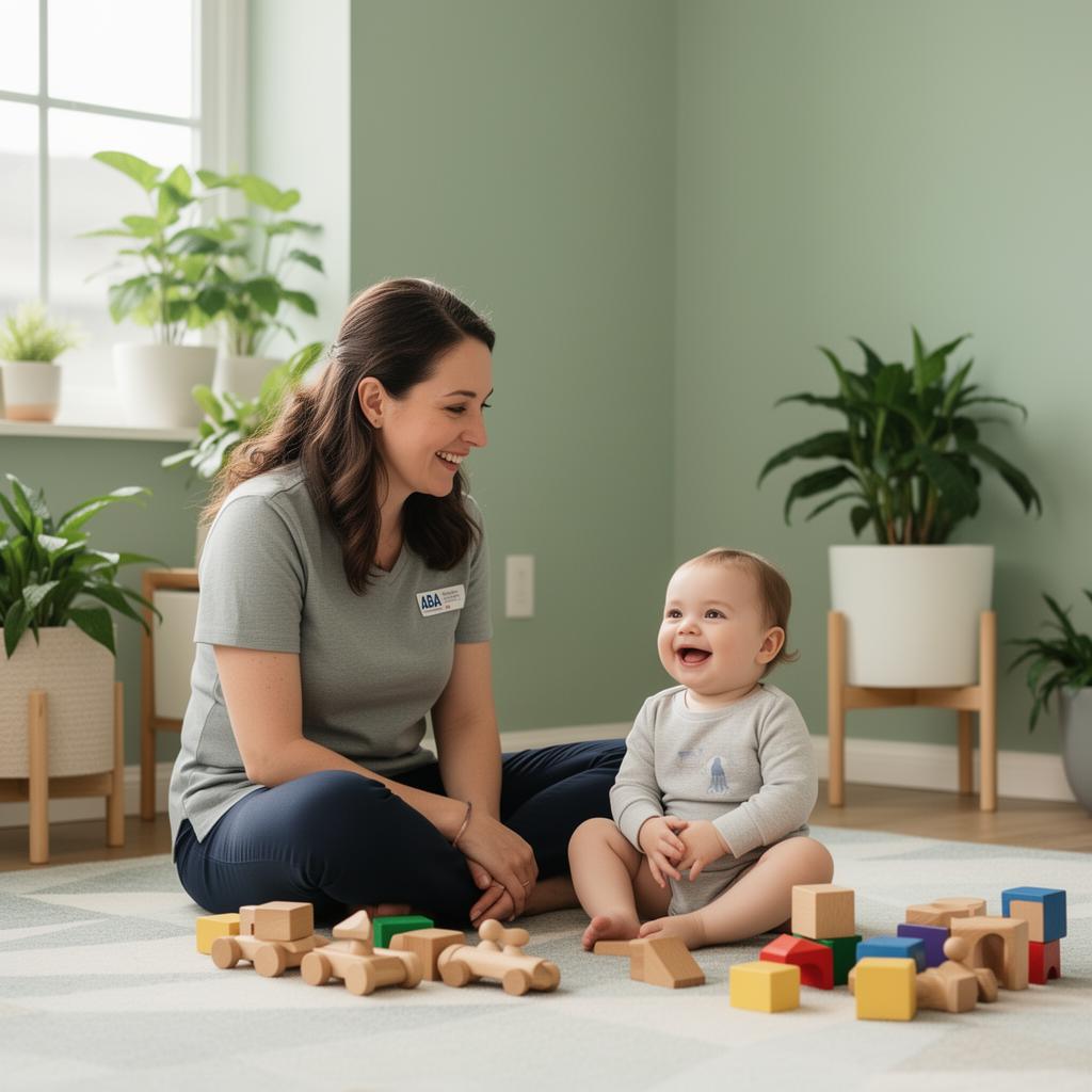Therapist with child